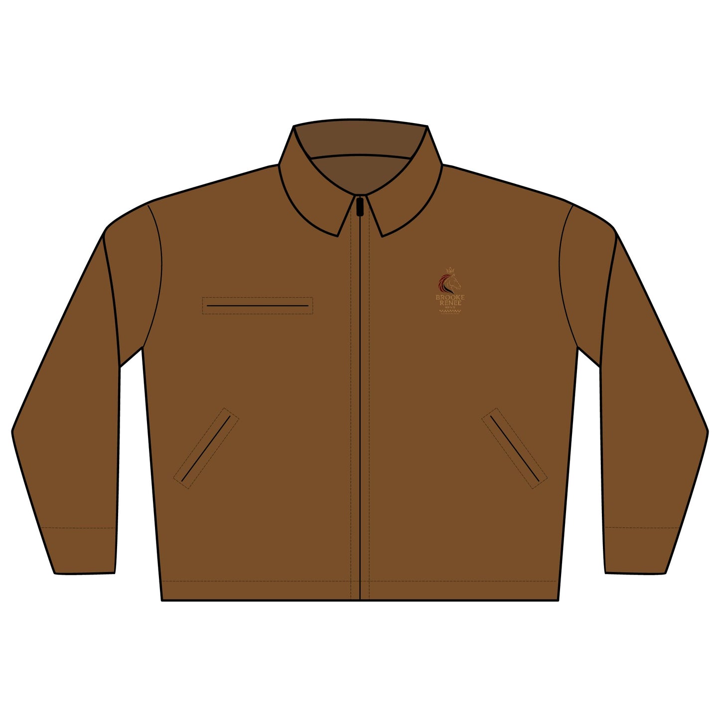 Embroidered Small Duck Logo Jacket | Work Duck Cloth Jacket