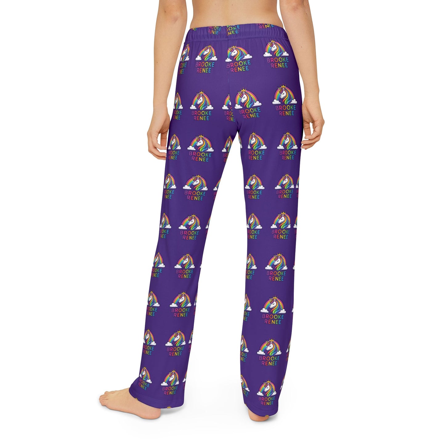 Rainbow Unicorn Pattern Kids Lounge Pants | All-Over Print