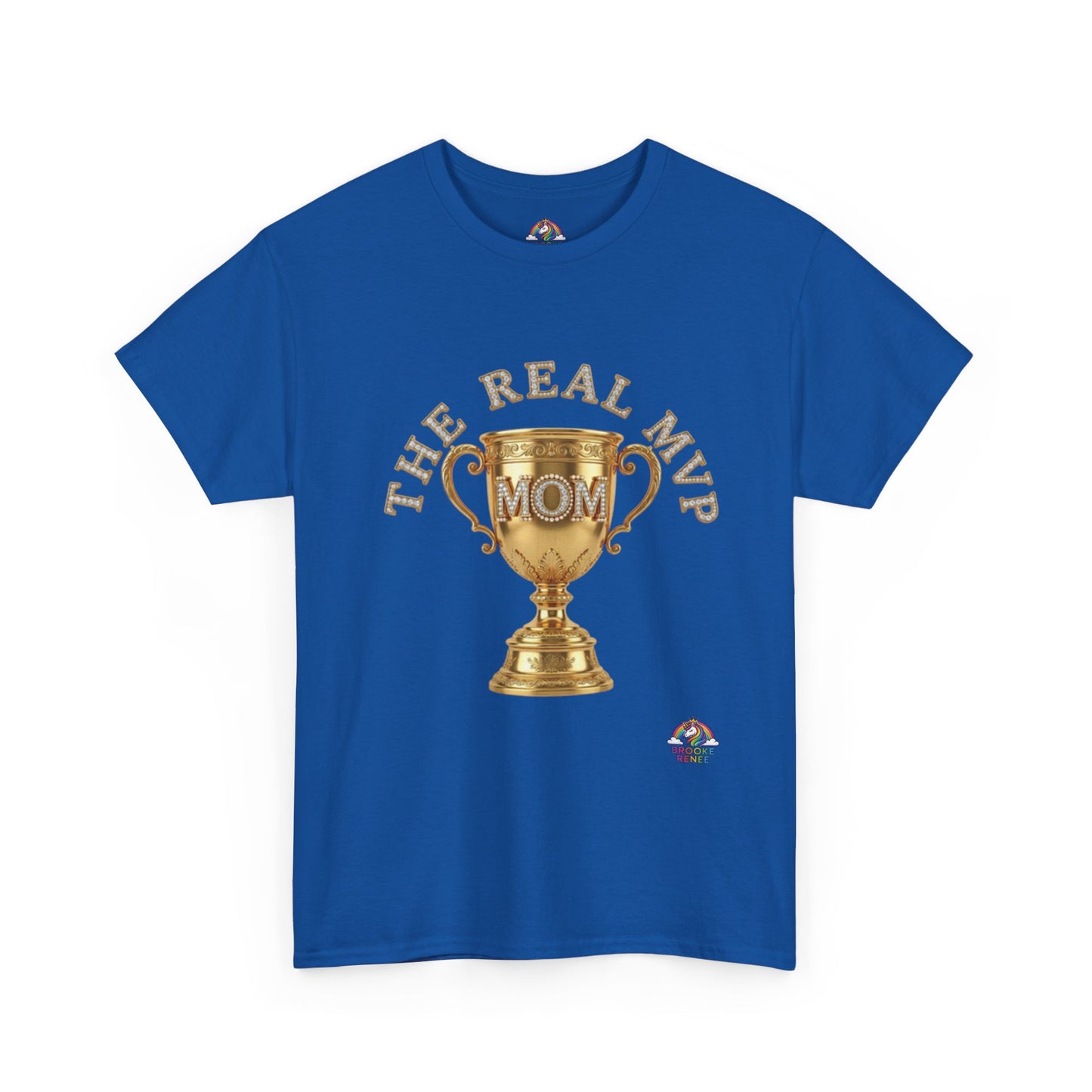 T-Shirt — "The Real MVP Mom" Gold Trophy Mother's Day Tee