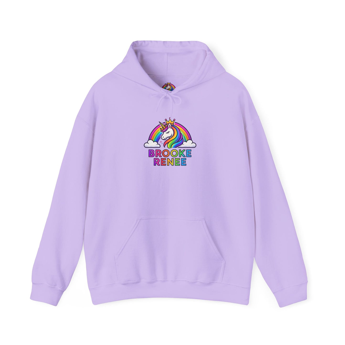 Unicorn Rainbow Name Hoodie | Brooke Renee Personalized Hooded Sweatshirt