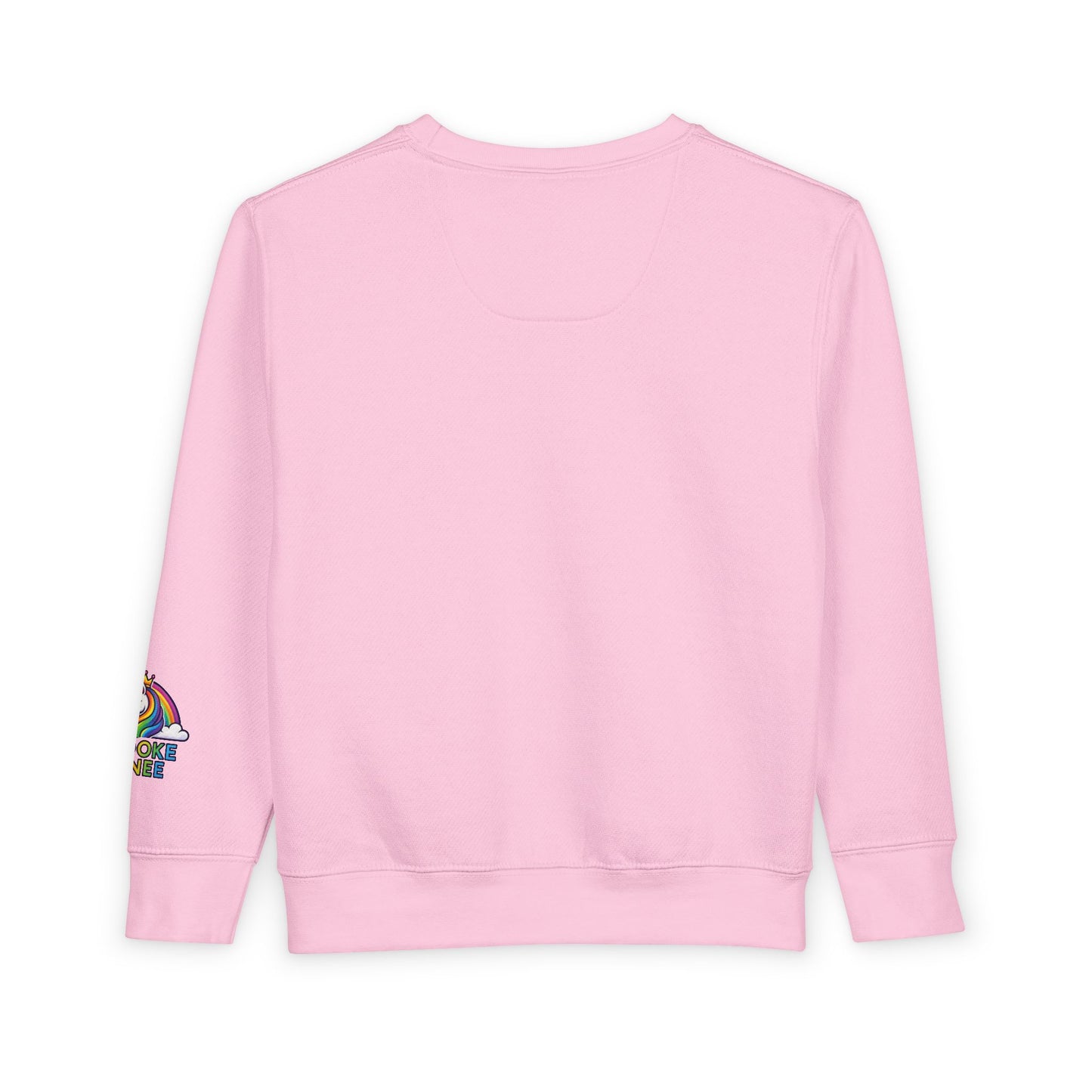 Rainbow Unicorn Name Toddler Sweatshirt | Personalized Kids Crewneck