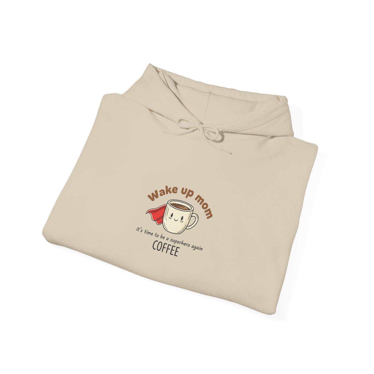Wake Up Mom Coffee Hoodie | caffeine design, coffee lover apparel