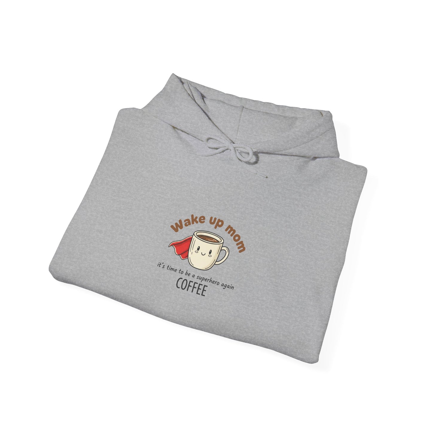 Wake Up Mom Coffee Hoodie | caffeine design, coffee lover apparel