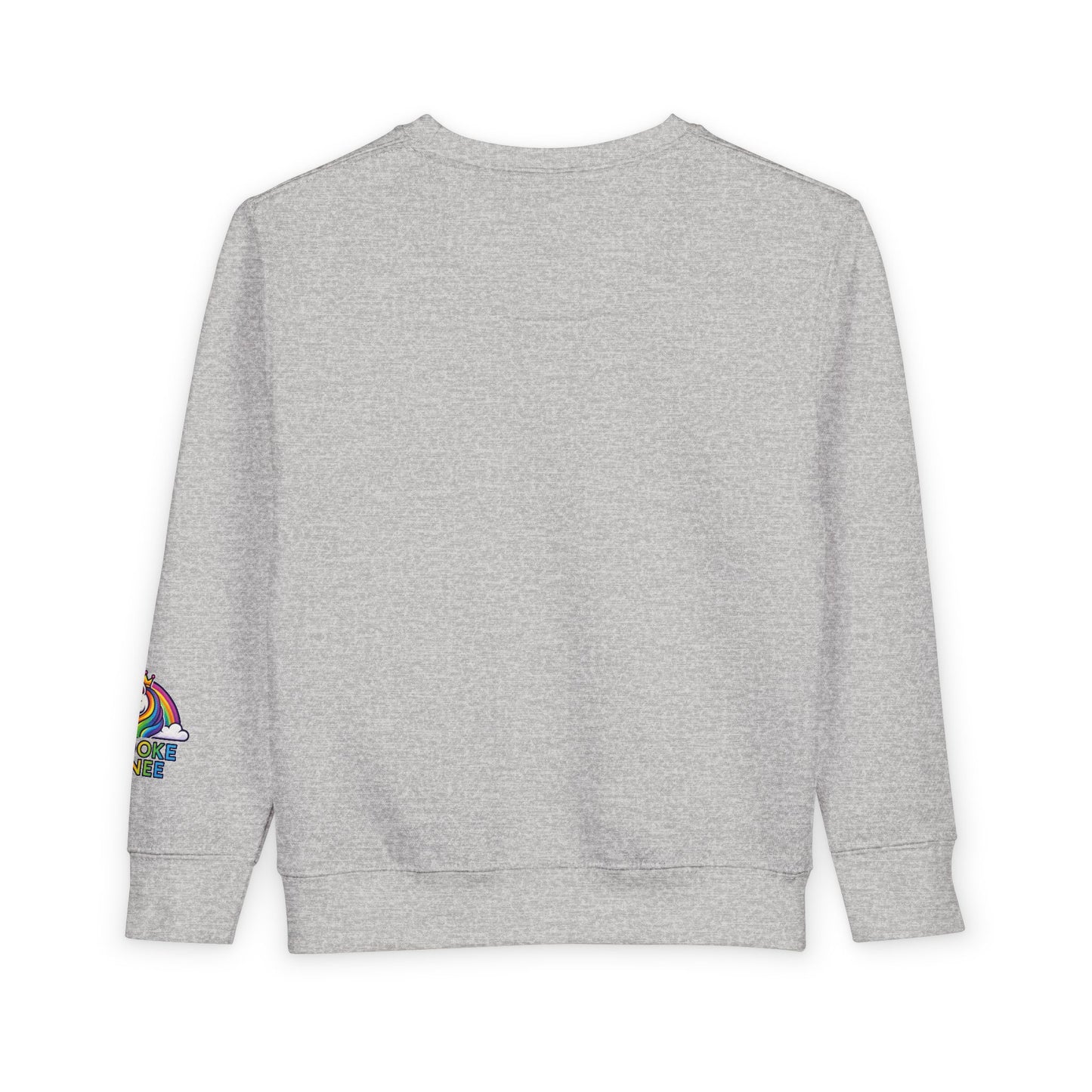 Rainbow Unicorn Name Toddler Sweatshirt | Personalized Kids Crewneck