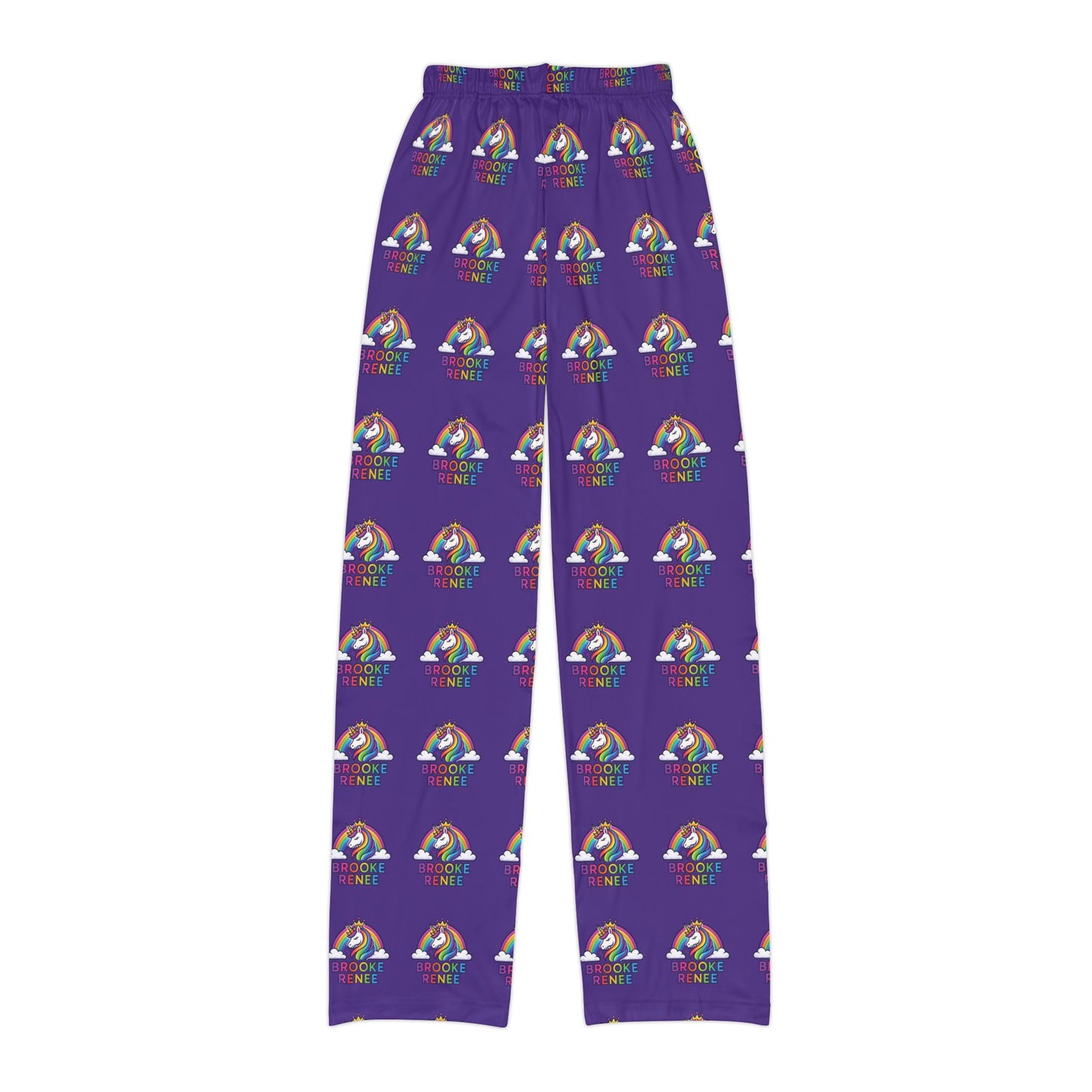 Rainbow Unicorn Pattern Kids Lounge Pants | All-Over Print