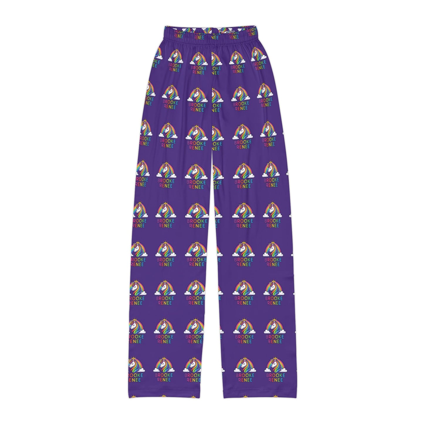 Rainbow Unicorn Pattern Kids Lounge Pants | All-Over Print
