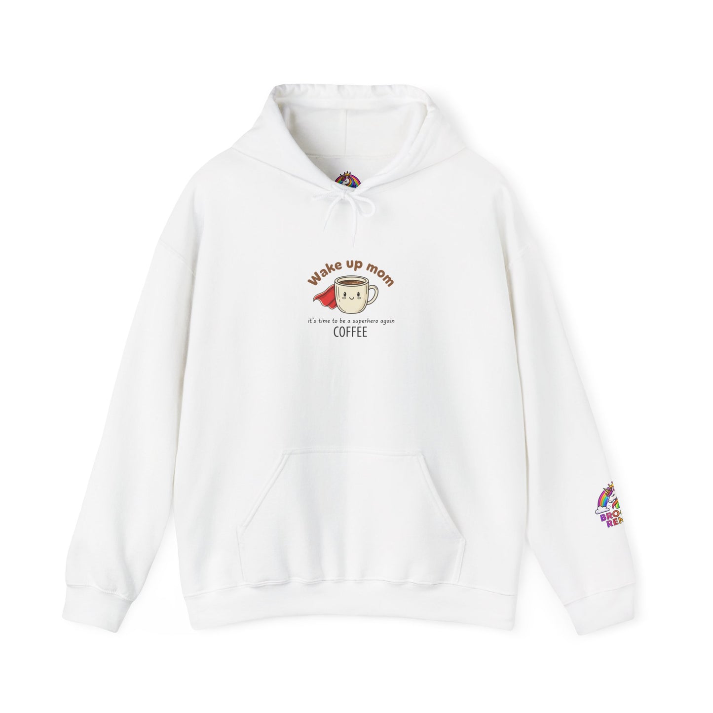 Wake Up Mom Coffee Hoodie | caffeine design, coffee lover apparel