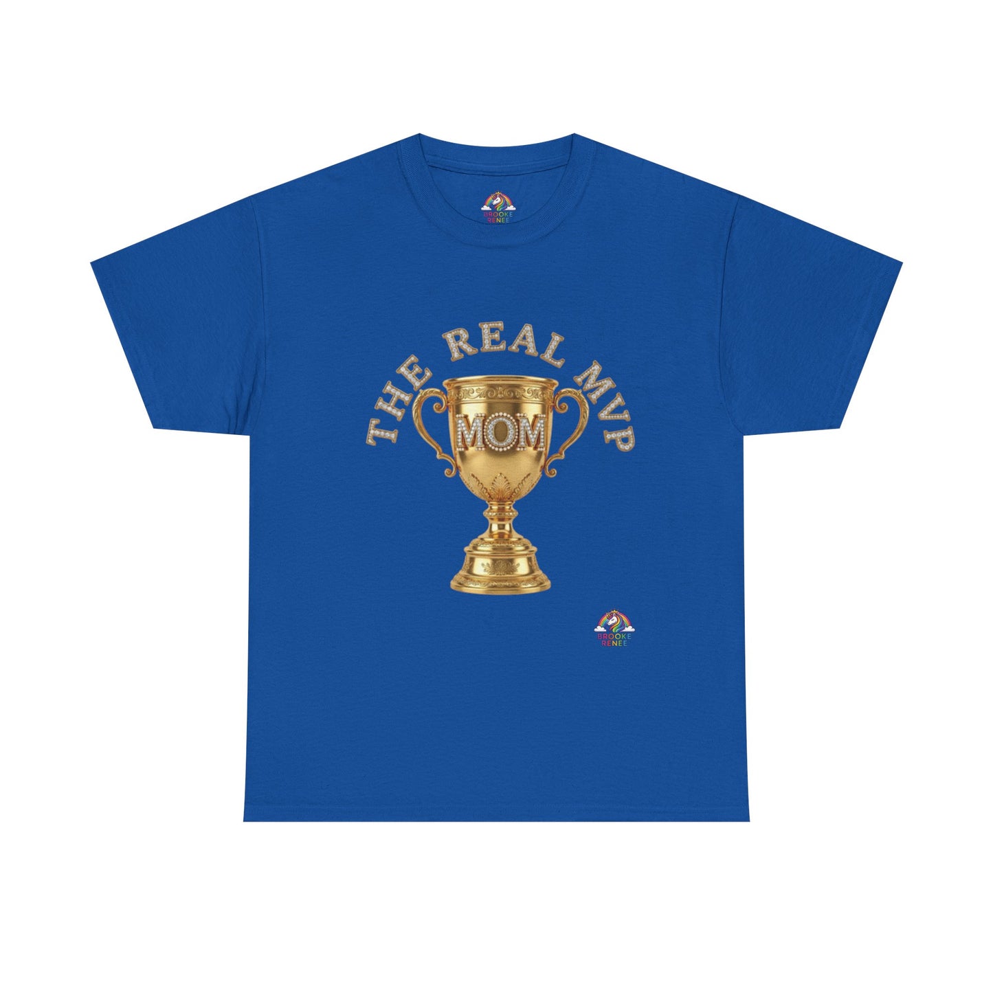 T-Shirt — "The Real MVP Mom" Gold Trophy Mother's Day Tee