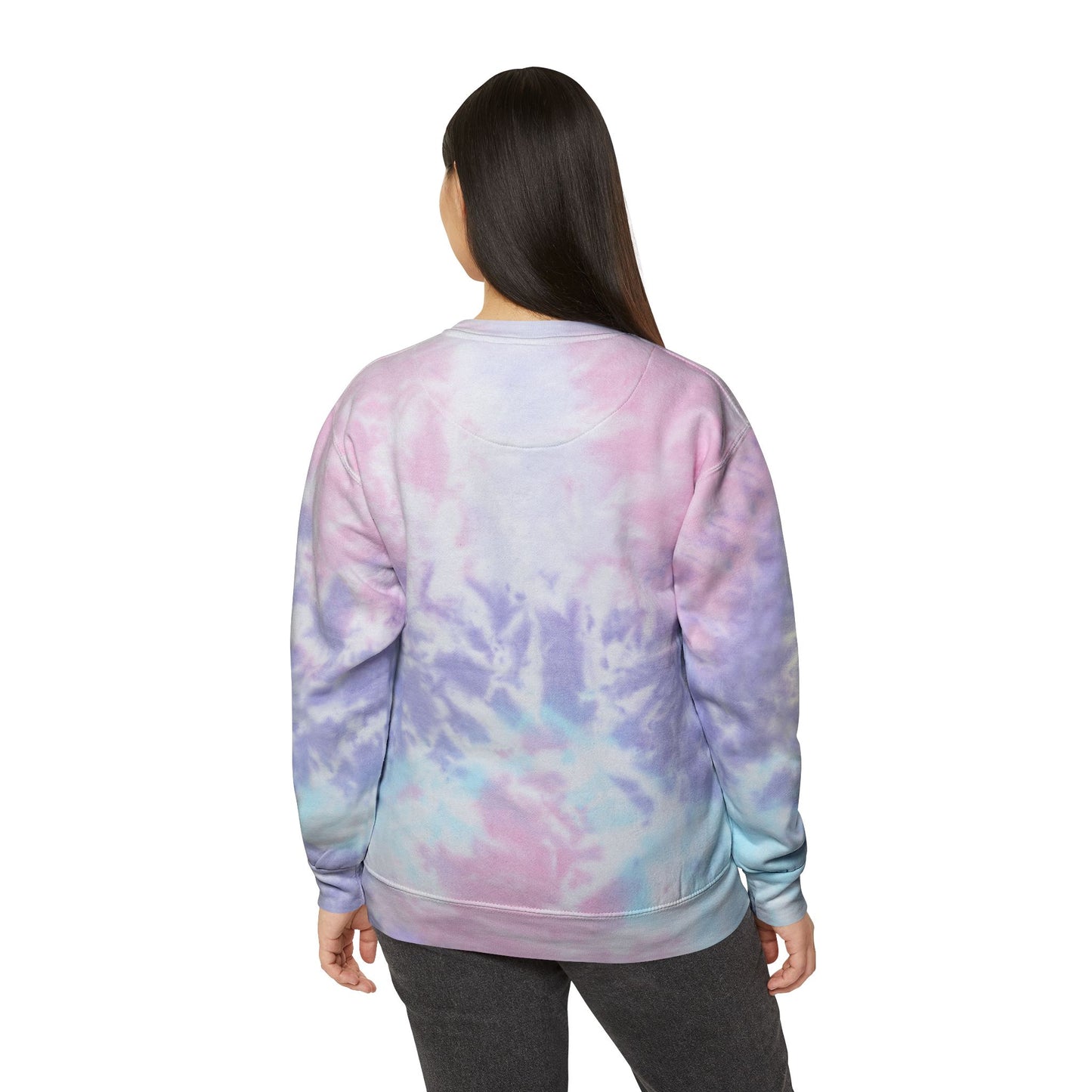 Rainbow Unicorn Name sweatshirt | Tie-Dye Crewneck
