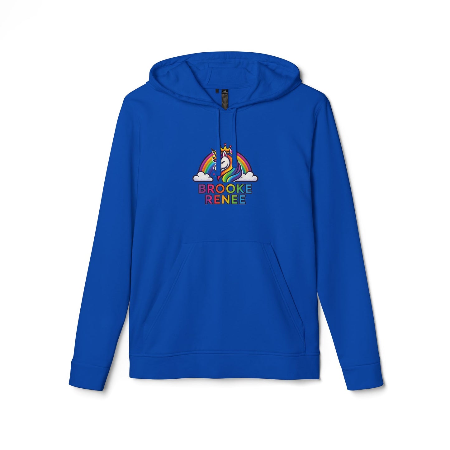 Adidas Rainbow Unicorn with Clouds hoodie | Personalized Name Design