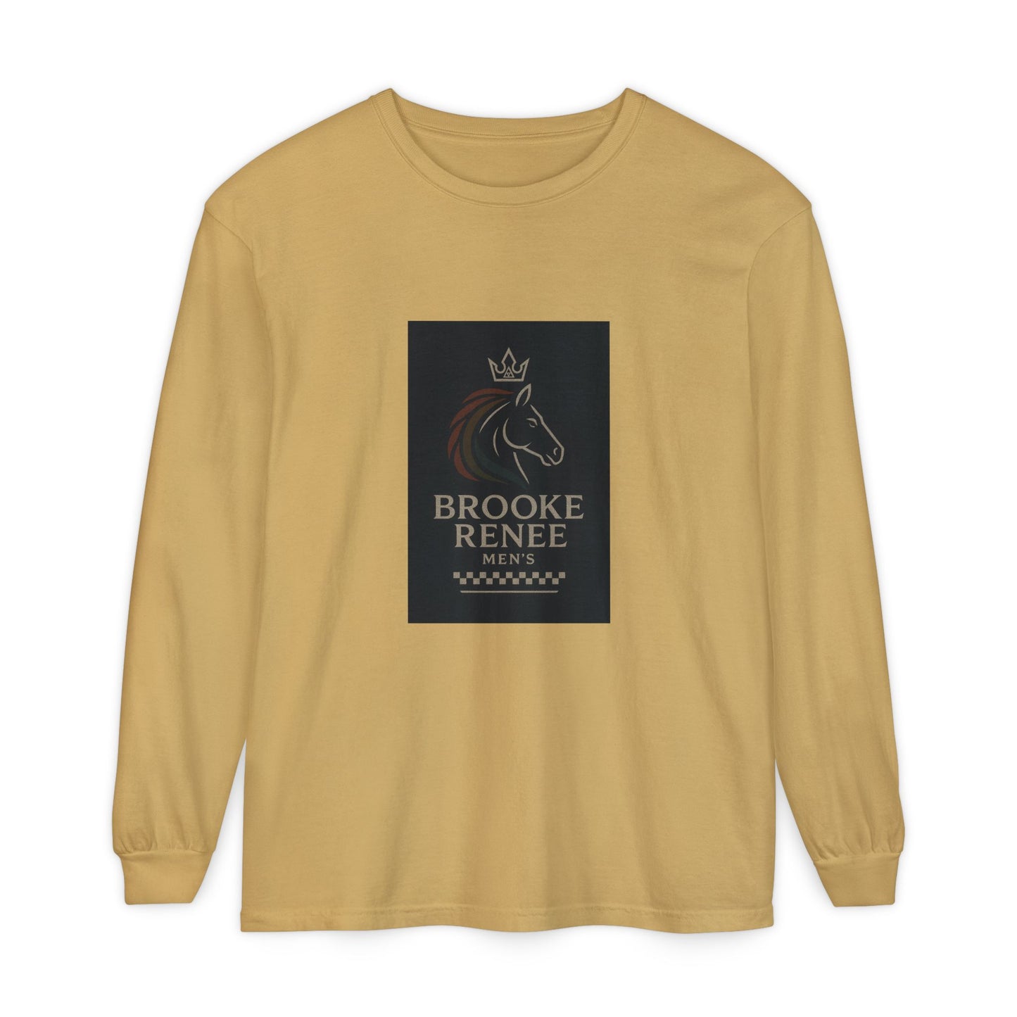Brooke Renee Horse Portrait Long Sleeve Shirt | Equestrian Logo Tee