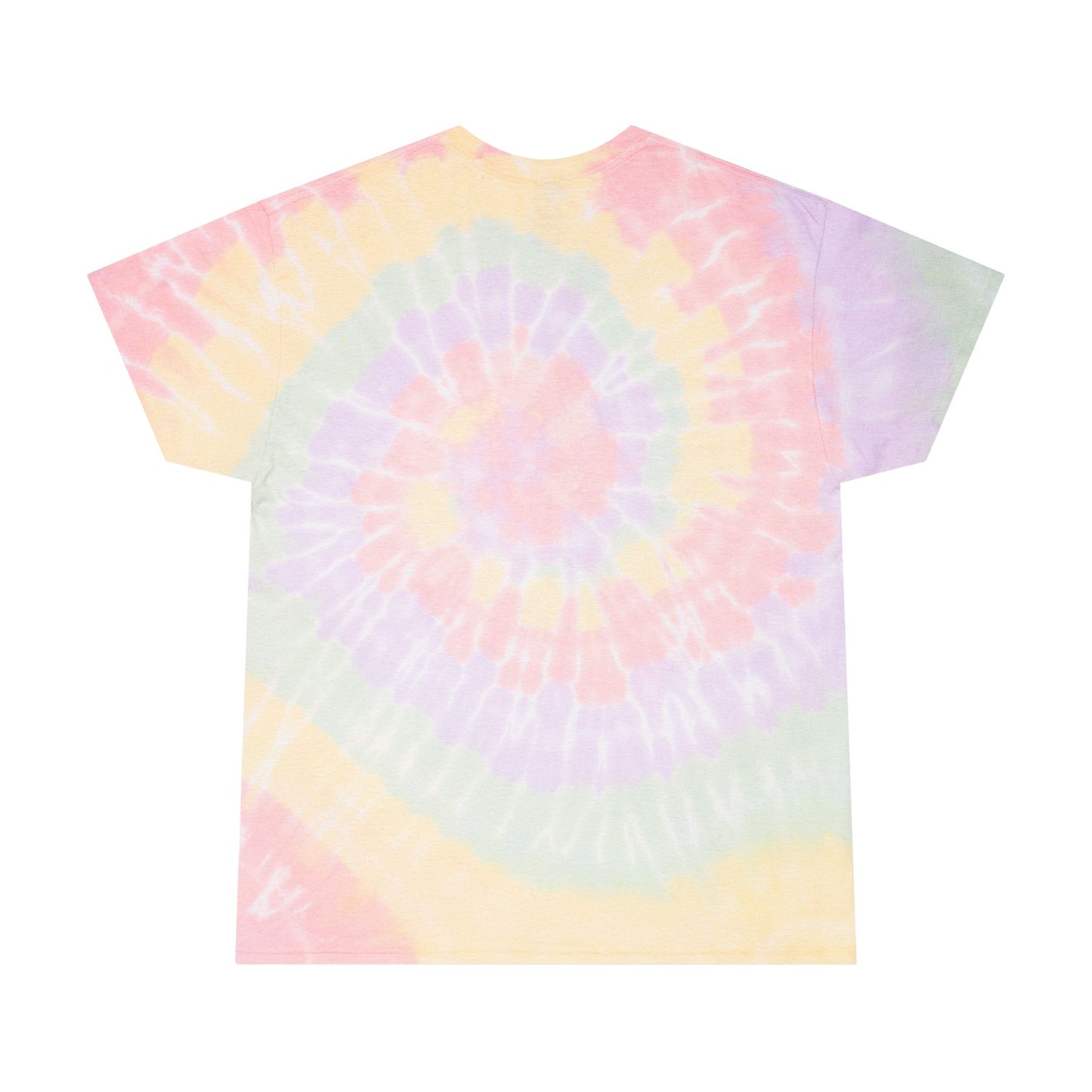 Pastel Unicorn Spiral Tie-Dye Tee | Rainbow Name Graphic