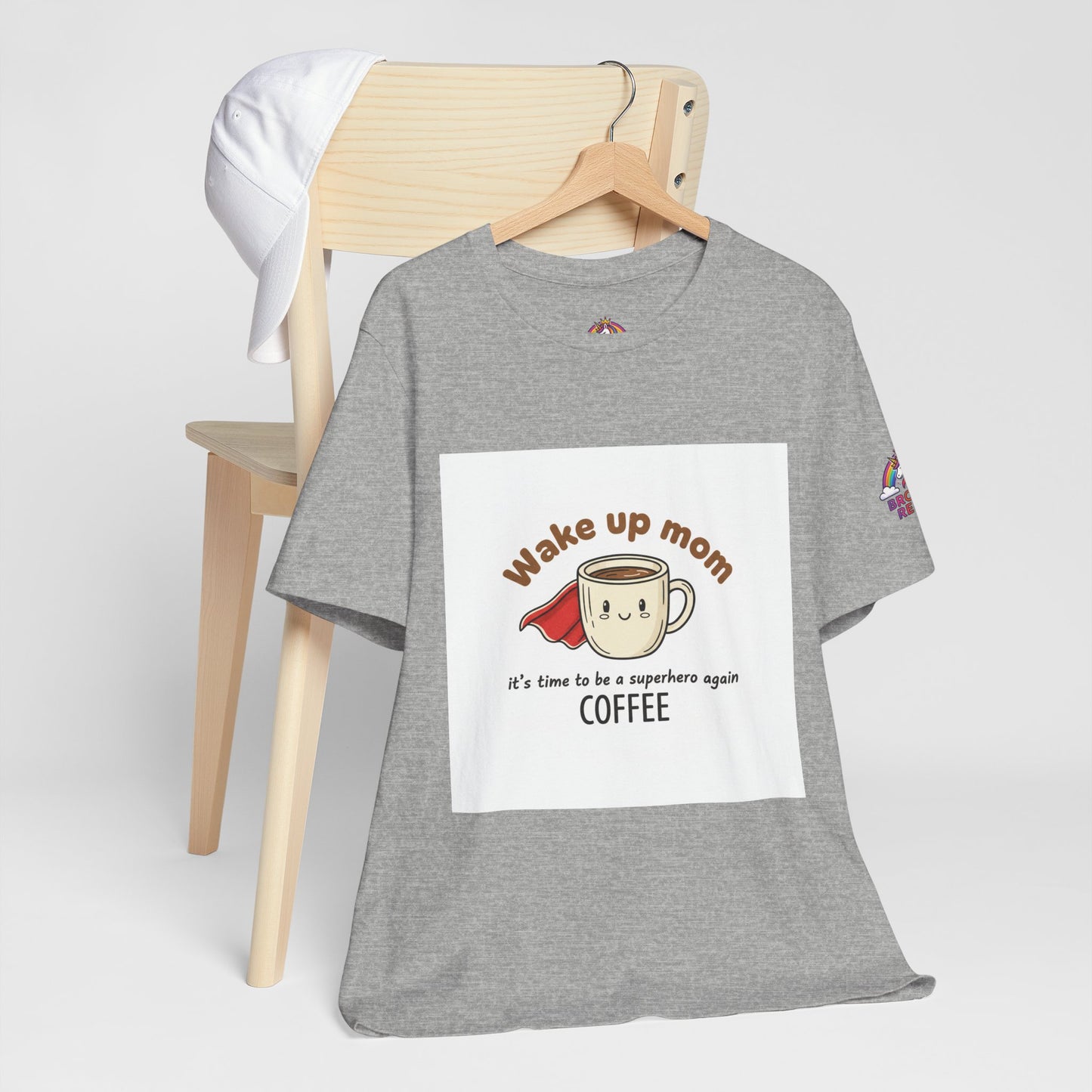 Mom You Are a Superhero T-Shirt | Morning Coffee Mom Tee