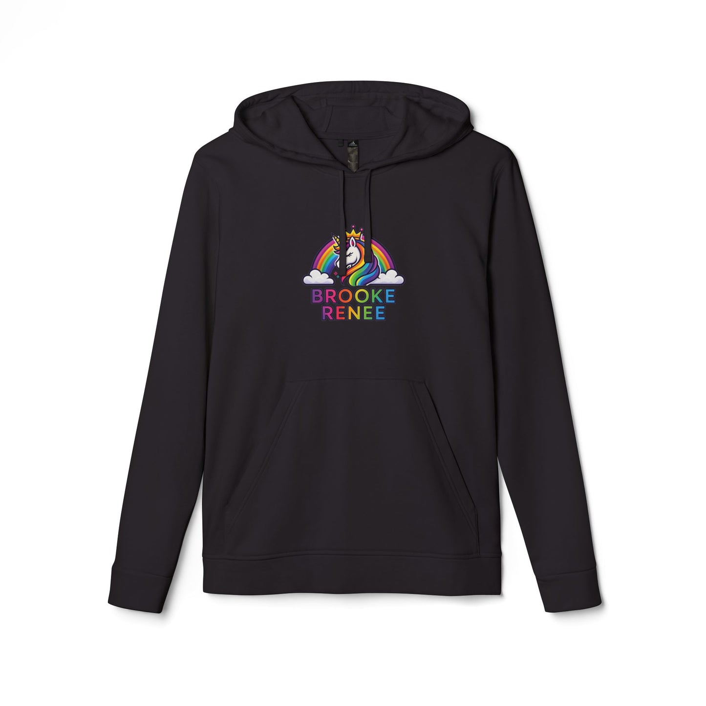 Adidas Rainbow Unicorn with Clouds hoodie | Personalized Name Design